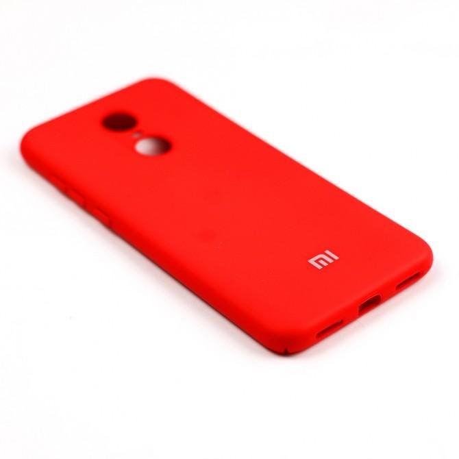 Чехол Soft Case для Xiaomi Redmi 5 Plus Красный FULL-3