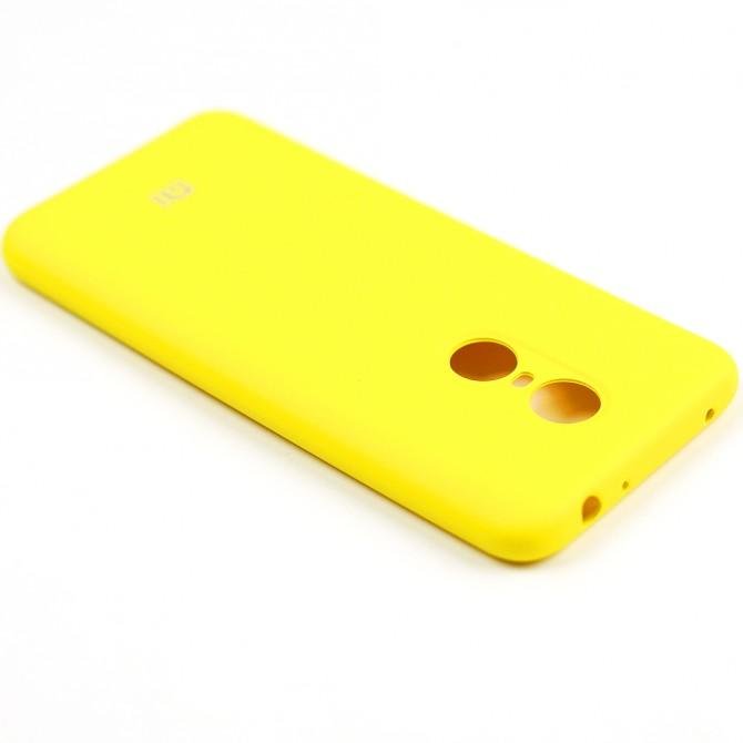 Чехол Soft Case для Xiaomi Redmi 5 Plus Ярко желтый FULL-1