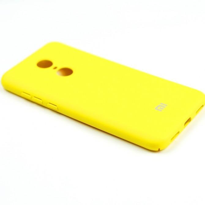 Чехол Soft Case для Xiaomi Redmi 5 Plus Ярко желтый FULL-2