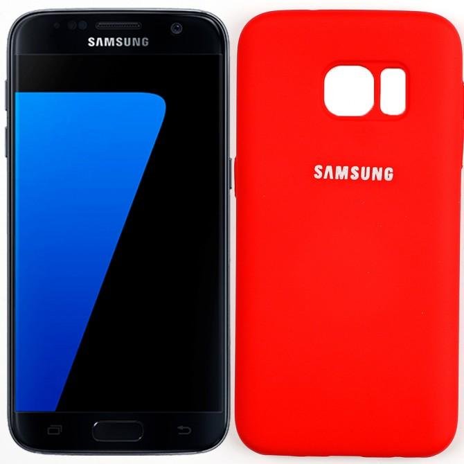 Чохол Soft Case для Samsung G930 Galaxy S7 Червоний FULL