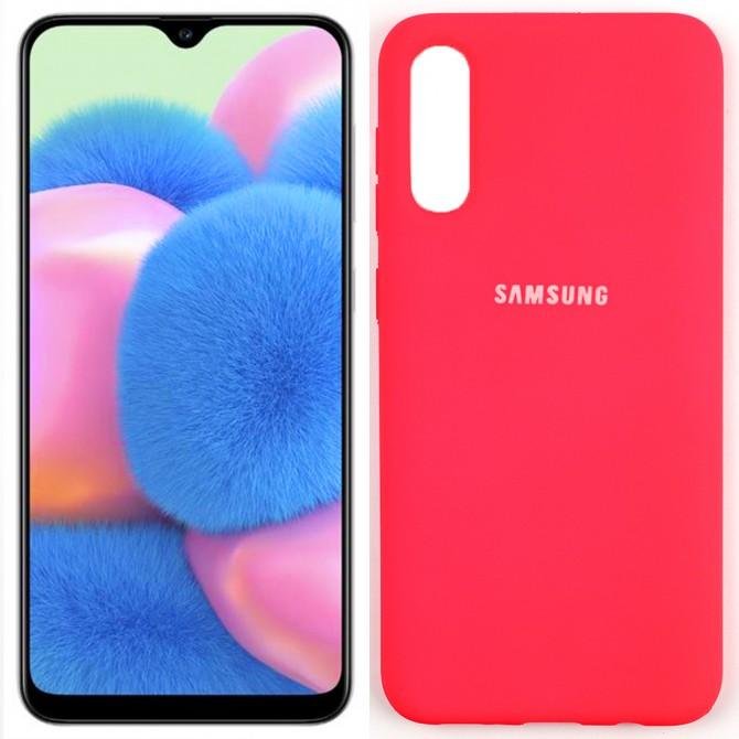 Чехол Soft Case для Samsung A307/A505 Galaxy A30s/A50 2019 Ярко Розовый FULL