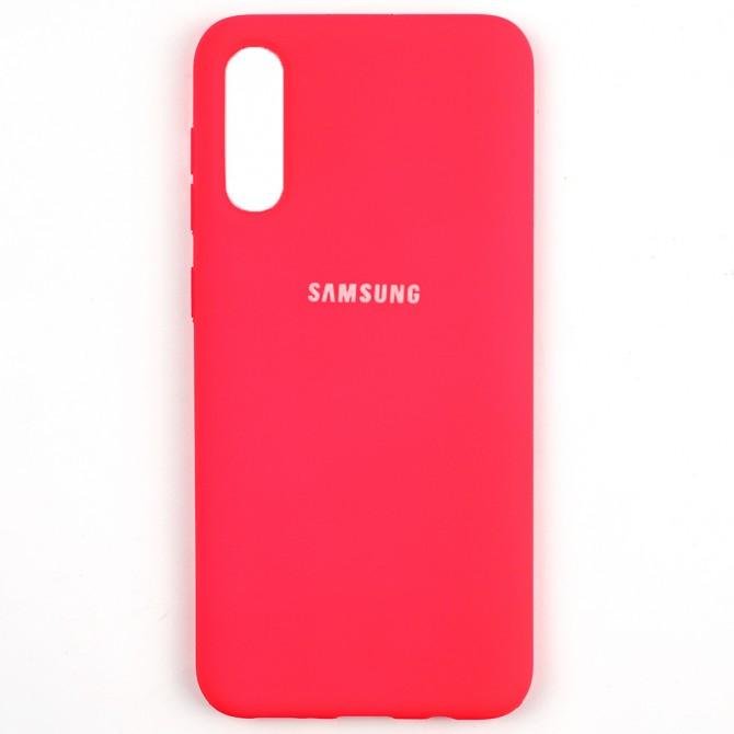 Чехол Soft Case для Samsung A307/A505 Galaxy A30s/A50 2019 Ярко Розовый FULL-1