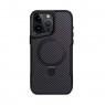 Чехол TPU+PC Metal Buttons with MagSafe Carbon Ring для Apple iPhone 16 Pro Max (6.9