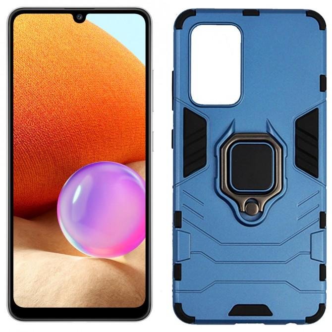 Чехол HONOR Hard Defence Series для Samsung A325 Galaxy A32 Space Grey (с держателем)