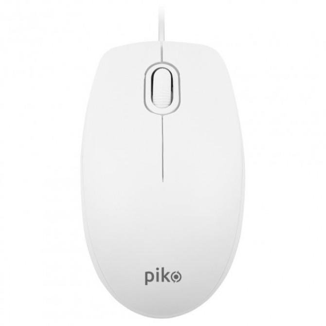 Мышь Piko MS-009 Wired USB White