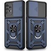 Чехол HONOR Hard Defence Series Samsung M236 Galaxy M23 5G Blue (with Camshield and magnet)