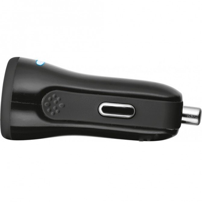 Автомобильное зарядное устройство TRUST 20W Car Charger with 2 USB port (Чёрный)-2