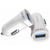 Автомобильное зарядное устройство USB LDNIO (1A) White + USB Cable iPhone 5 (DL-C17) Автомобильное зарядное устройство USB LDNIO (1A) White + USB Cable iPhone 5 (DL-C17)