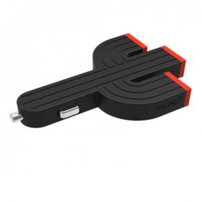 Автомобильное зарядное устройство Vojo+ 3A Cactus mini Черный-1