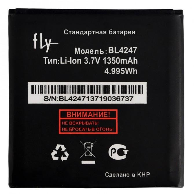 Акумулятор Original 100% для Fly BL4247 (IQ442)