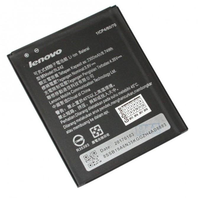 Акумулятор Original 100% для Lenovo A6000/K3/K30/A2020 (BL-242)-2