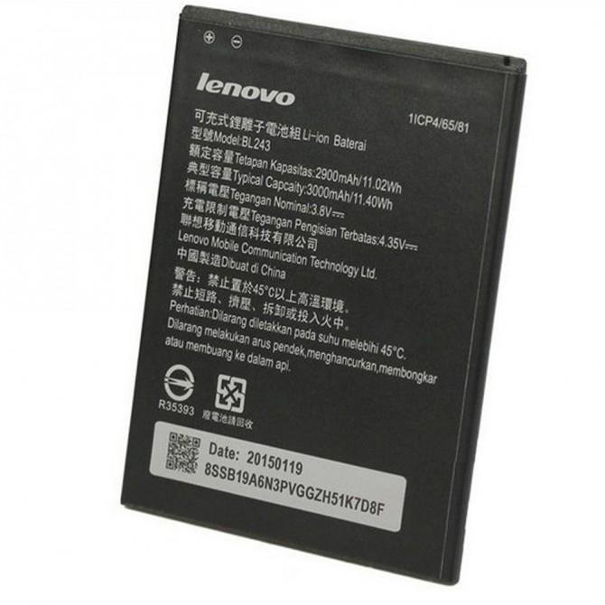 Акумулятор Original 100% для Lenovo A7000/K3 Note/K50 (BL-243)-1