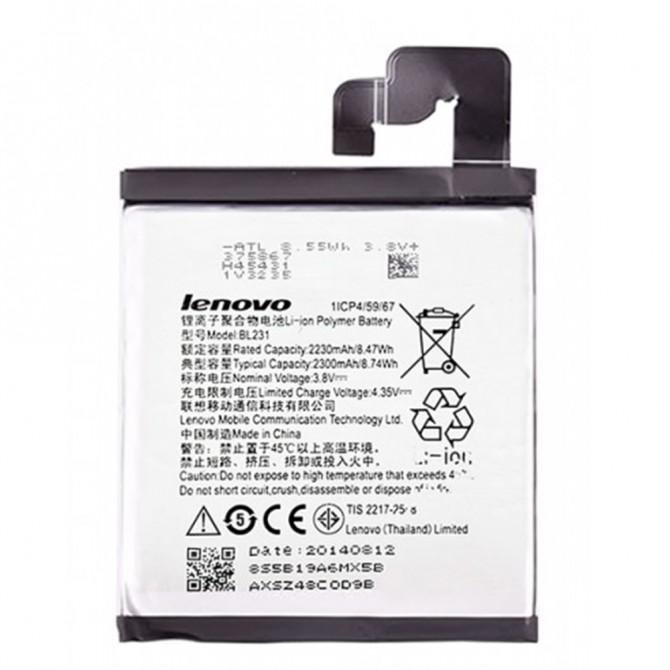 Акумулятор Original 100% для Lenovo S90/Vibe X2 (BL-231)