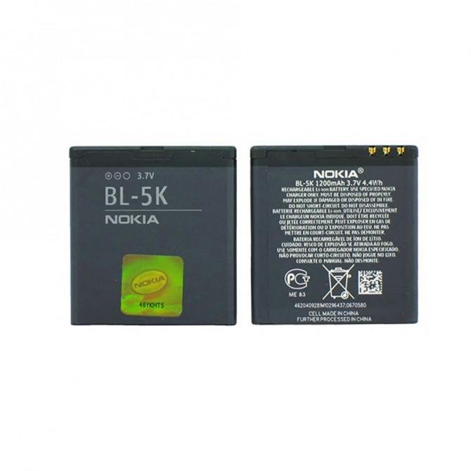 Акумулятор Original 100% для Nokia 5K Чорний