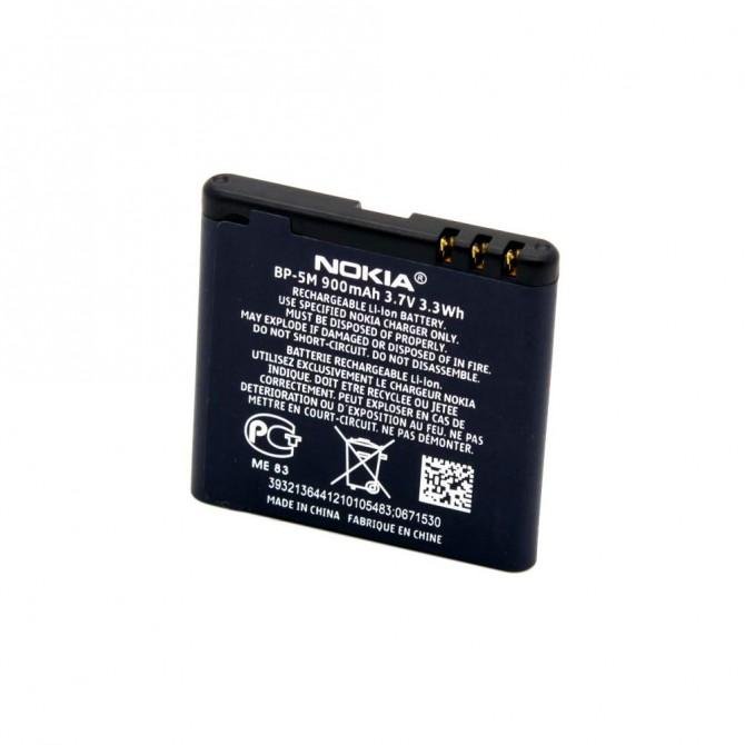Аккумулятор Original 100% для Nokia 5M Черный-2