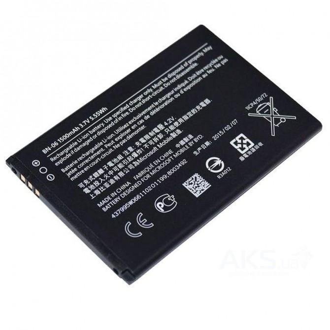 Аккумулятор Original 100% для Nokia Lumia 430 (Microsoft) (BN-06)-2