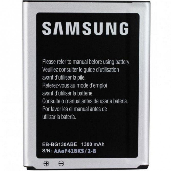 Аккумулятор Original 100% для Samsung S5360/J105/G130e (EB-BG130ABE)