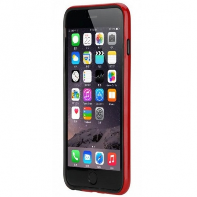Бампер ROCK Duplex Slim Guard для Apple iPhone 6/6s plus (5.5") (Червоний)-2