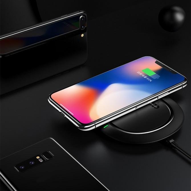 Бездротовий зарядний пристрій USAMS US-CD29 Fast Char Чорний (CD29XS01)-3