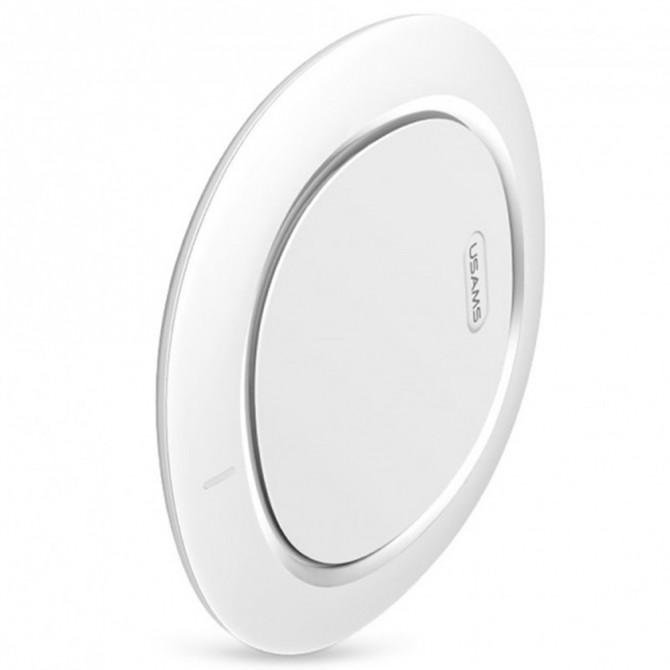 Бездротовий зарядний пристрій USAMS US-CD29 Fast Char Білий (CD29XS02)