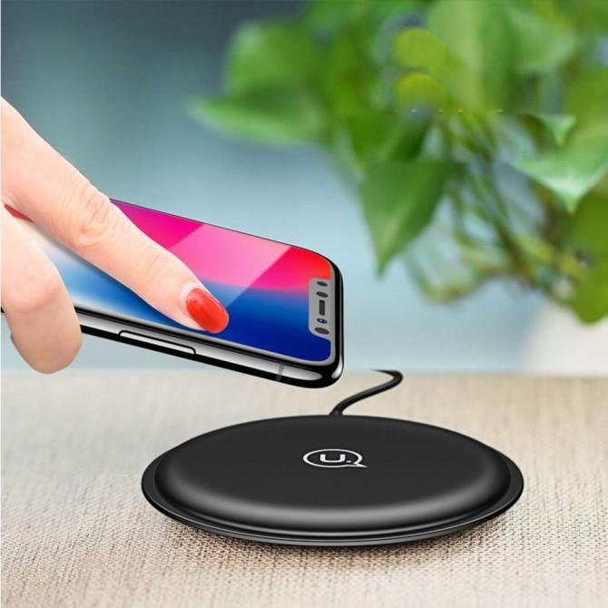 Бездротовий зарядний пристрій USAMS US-CD30 Чорний (CD30ZD01)-3