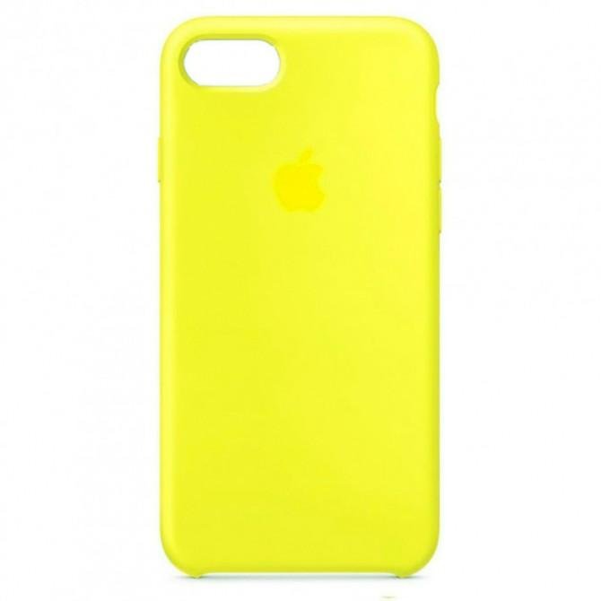Оригинальный силиконовый чехол для iPhone 7/8 Неоново Желтый