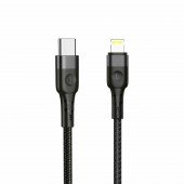 Кабель Jellico A4 Type-C to Lightning 1m 3A Black Кабель Jellico A4 Type-C to Lightning 1m 3A Black