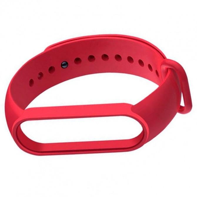 Ремешок для браслета Mi Band 5/6 (Silicon) Raspberry-1