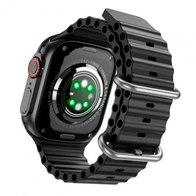 Смарт часы Hoco DY12 Ultra AMOLED Black-1