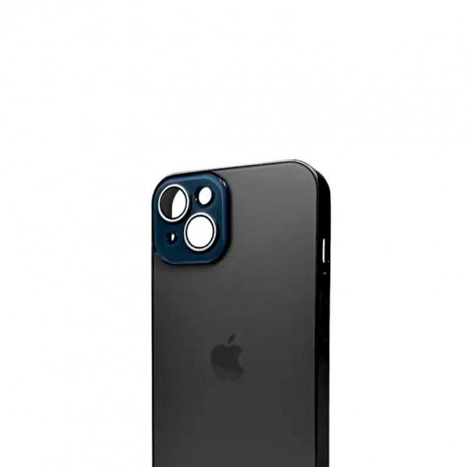 Чохол TPU+Glass Sapphire Midnight для Apple iPhone 14 (6.1") Чорний-1