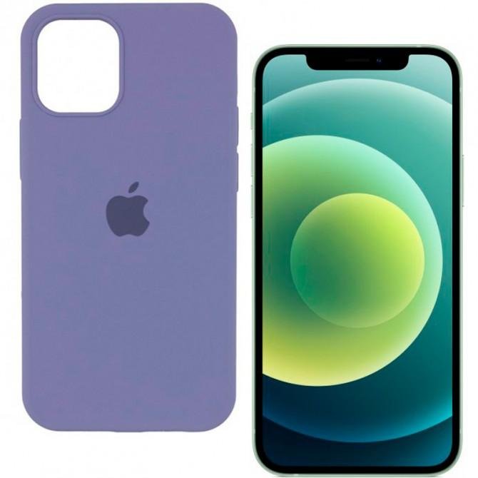 Оригинальный силиконовый чехол для iPhone 12 /12 Pro Лавандовый
