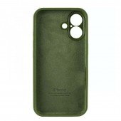 Силіконовий чохол для iPhone 16 Plus Dark Olive FULL Силіконовий чохол для iPhone 16 Plus Dark Olive FULL