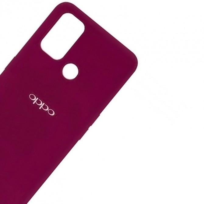 Чехол Original Soft Case Oppo A53/A32/A33 Марсала FULL-1