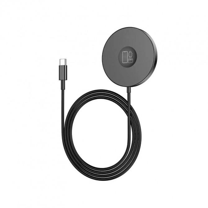 Бездротовий зарядний пристрій Hoco CW41 MagSafe Delight 3in1 15W Black