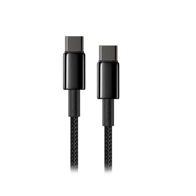 Кабель USB Baseus Silky Series Type-C to Type-C 100W 2m Black-2