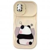 Чехол 3D Cute Panda series for iPhone 14 Pro Max White