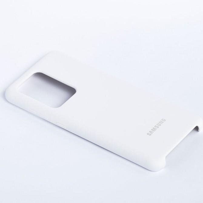 Чехол Original Soft Case Samsung G988 Galaxy S20 Ultra Белый FULL-3