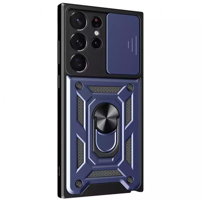 Чохол HONOR Hard Defence Series Samsung Galaxy S24 Ultra Blue (with Camshield and magnet)