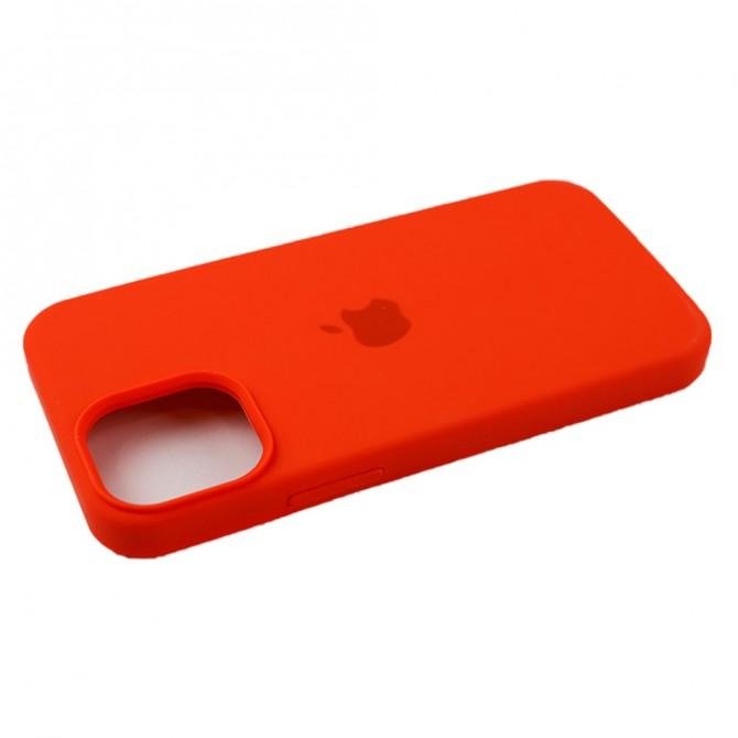 Чехол силиконовый для iPhone 12 Pro Max Оранжевый FULL-4