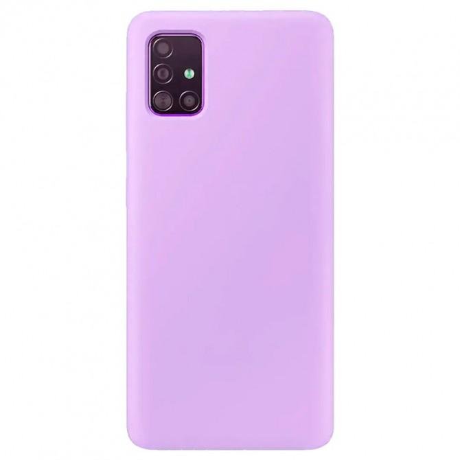 Чехол Original Soft Case Samsung A525 Galaxy A52 Лавандовый FULL