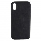 Чохол Leather Croc Case для Apple Iphone Xs Max Black Чохол Leather Croc Case для Apple Iphone Xs Max Black