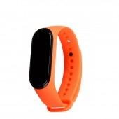 Ремешок для Xiaomi Mi Band 3/4 (Silicon) Light Orange