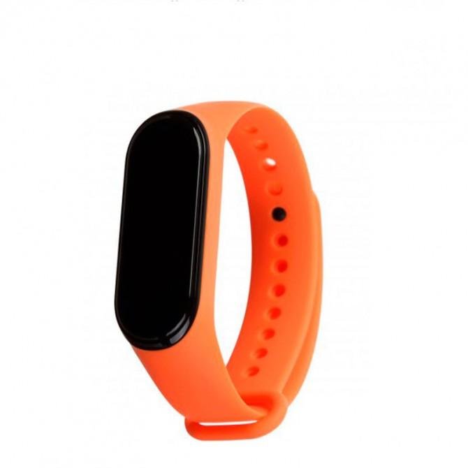 Ремешок для Xiaomi Mi Band 3/4 (Silicon) Light Orange