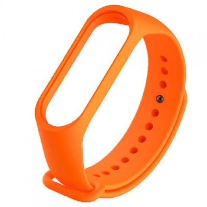 Ремешок для Xiaomi Mi Band 3/4 (Silicon) Light Orange-2