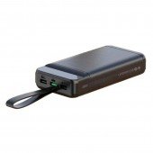 Повербанк XO PR156 30000 mAh PD20W + QC 3.0 22.5W Black Повербанк XO PR156 30000 mAh PD20W + QC 3.0 22.5W Black