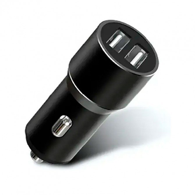 Автомобильное зарядное устройство XO CC30 2 USB 2.4A (max 12W) Black