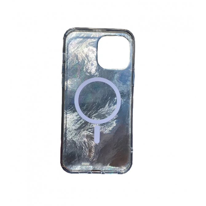 Чехол TPU Shiny Mountain (MagFit) для Apple iPhone 16 Pro Max (6.9") Purple-2