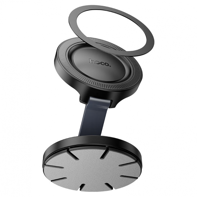 Холдер Hoco H61 Show folding magnetic (dashboard) Black Metal Grey-3