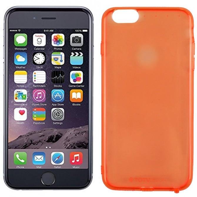 Чехол TOTU Design Soft series для iPhone 6/6s Plus Transparent Red