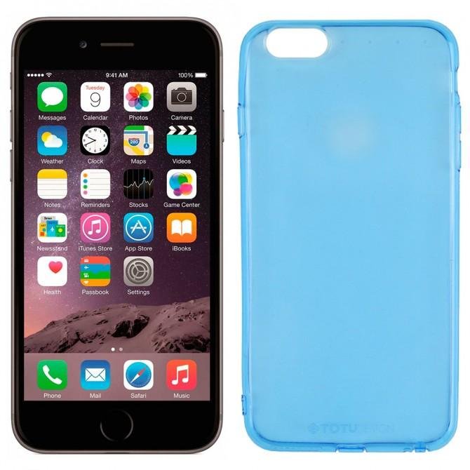 Чехол TOTU Design Soft series для iPhone 6/6s Plus Transparent Blue
